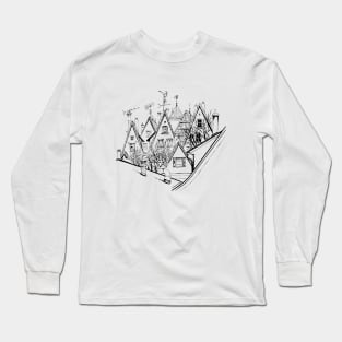 Medieval old town of Rothenburg ob der Tauber, Bavaria, Germany Long Sleeve T-Shirt